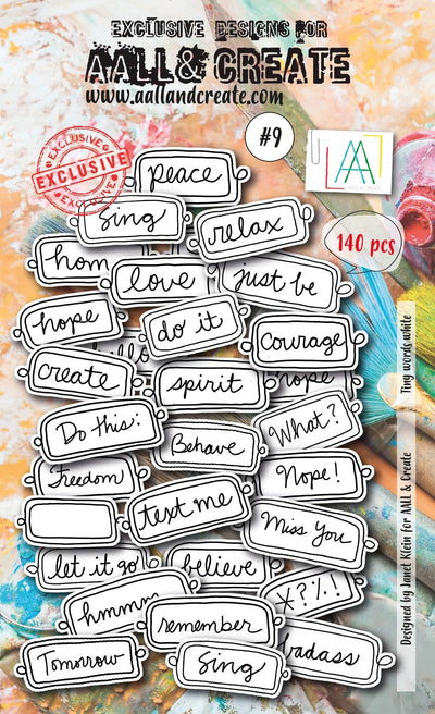 AALL and Create Éphémère - 009 - Minuscules Mots Blanc