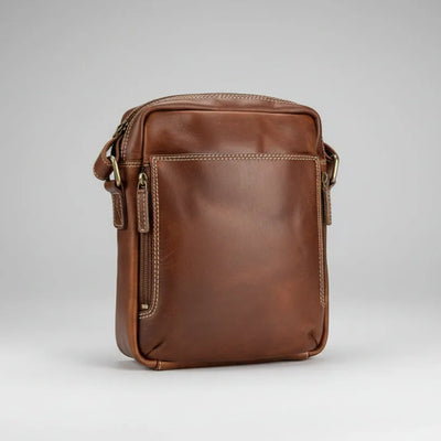 Sac bandoulière en cuir pleine fleur Rugged Earth