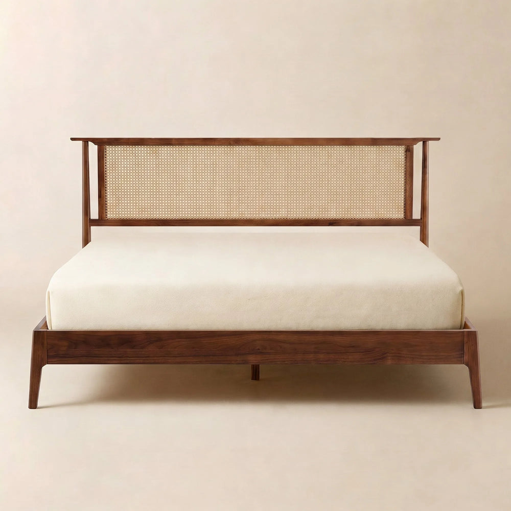 Ruby Natural Rattan Bed Frame
