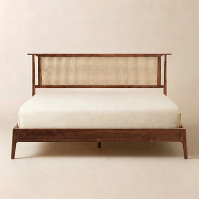 Ruby Natural Rattan Bed Frame