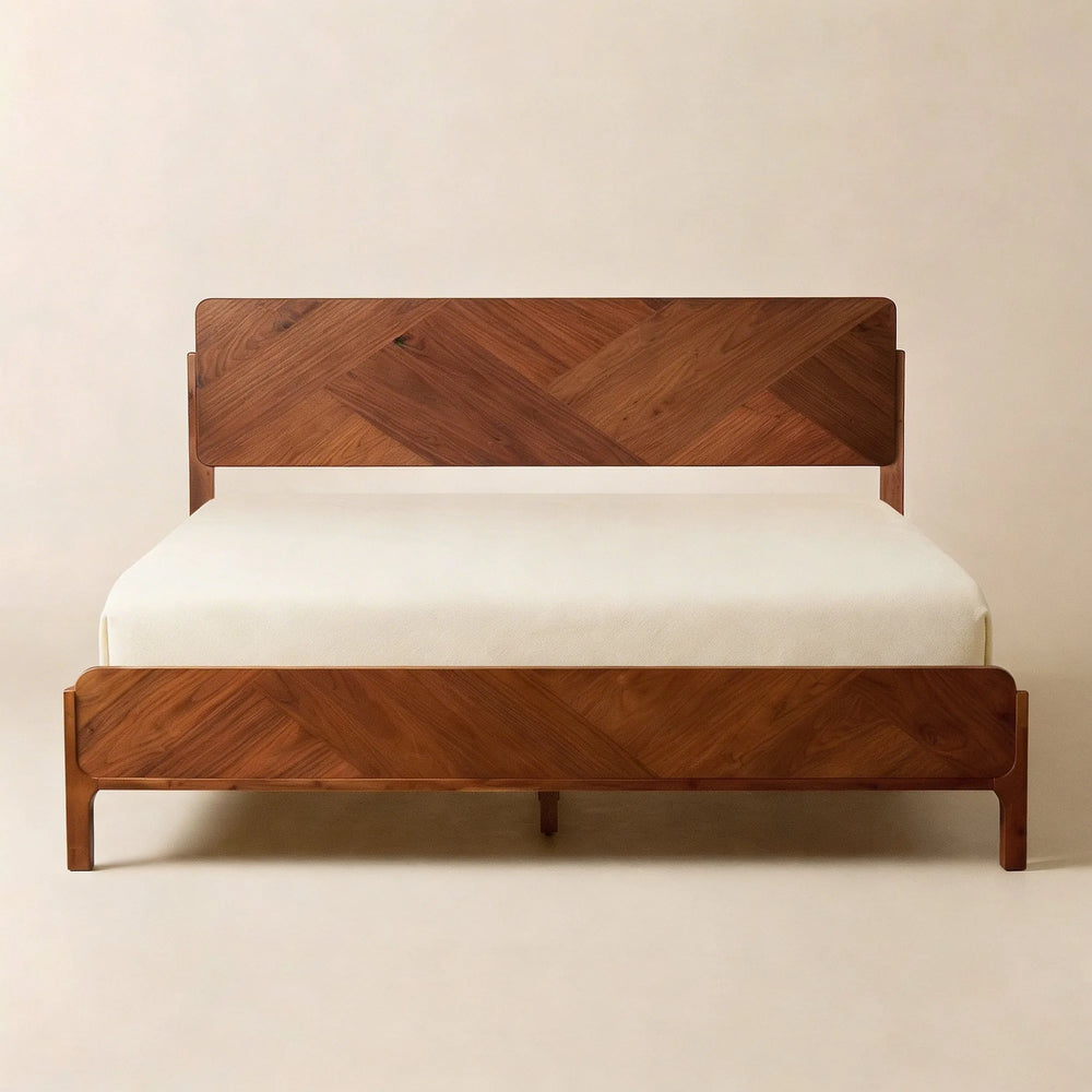 Cadre de lit Bifrost en bois massif