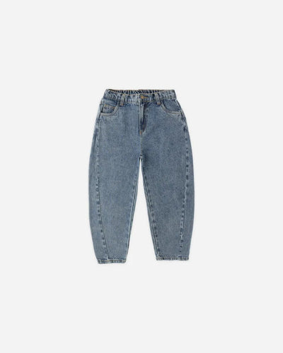 Pantalon Barrel | Denim Indigo | Rylee & Cru