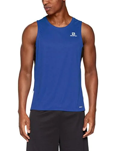 Salomon Débardeur de course Agile pour hommes avec poche de rangement Taille XL