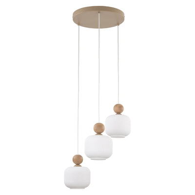Ballo 3-Light Scandinavian Pendant Light for Kitchen Island, Dining Room & Living Room