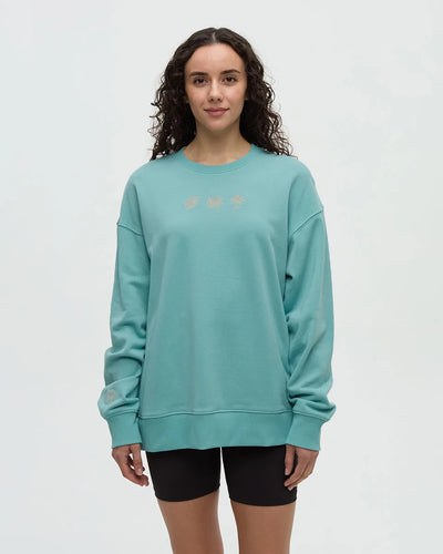Haiti Embroidery Relaxed Crew