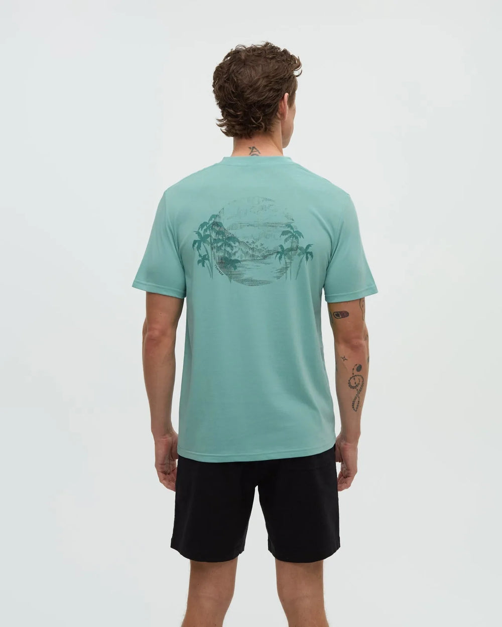 Haiti Palm Overlay T-Shirt