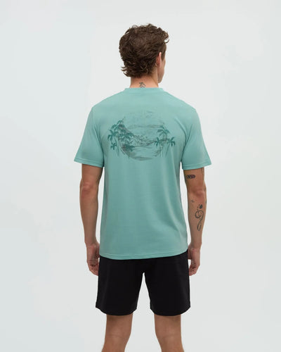 Haiti Palm Overlay T-Shirt