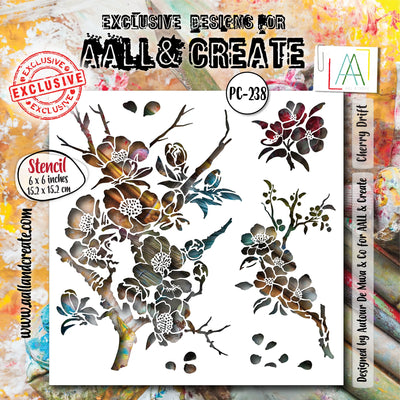 AALL and Create - Pochoir 6"x6" - Cherry Drift