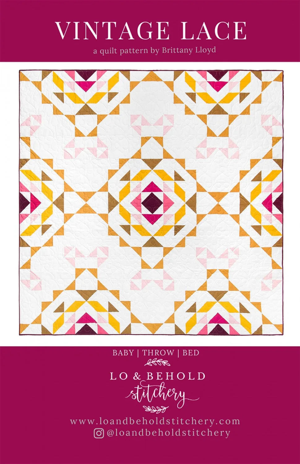 Dentelle Vintage par Lo & Behold Stitchery