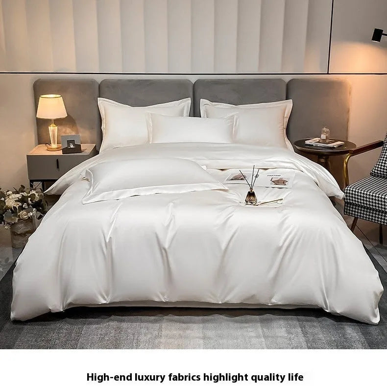 Drap en coton satiné de coton égyptien à longues fibres – Luxe, respirabilité et confort intemporel