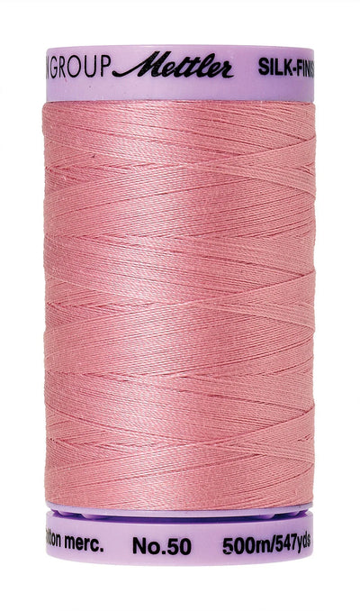 Mettler Silk-Finish - Quartz Rose - Fil de Coton Uni 50wt 547 vg/500 m