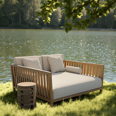 Bain de soleil Sunhaven intérieur/extérieur - Taupe