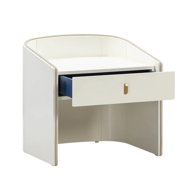 Table de nuit Cove 22" laqué avec tiroir de rangement - Plusieurs couleurs disponibles