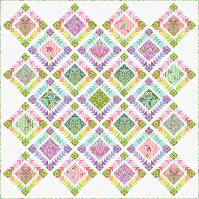 Tula Pink - Quilt Forêt Arc-en-ciel (téléchargement)