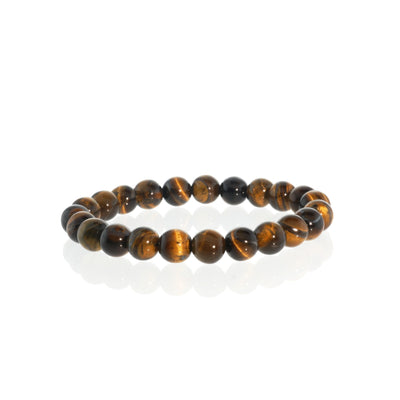 Gold Tiger's Eye Bead Bracelet