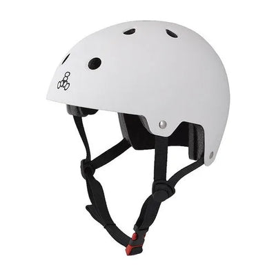 Triple 8 'The Certified Sweatsaver' Skate Helmet - Matte White