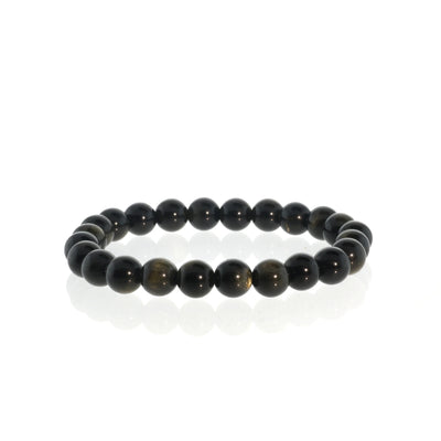 Obsidian Bead Bracelet