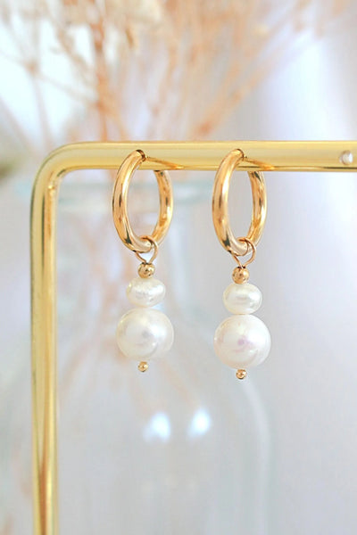 Minimalist Pearl Earrings.....