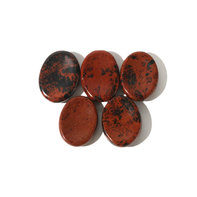 Lames d'obsidienne acajou - Paquet de 5