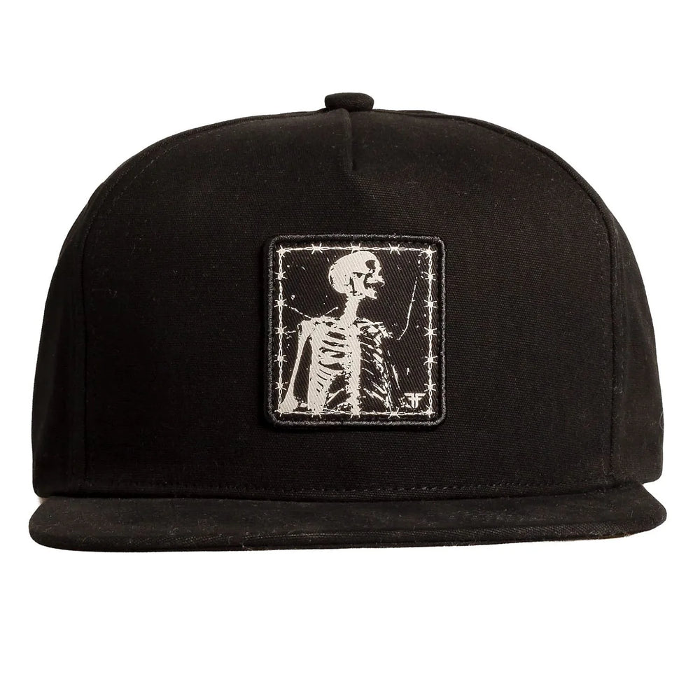 Casquette 'Barbed Bones' Snapback - Noir/Blanc