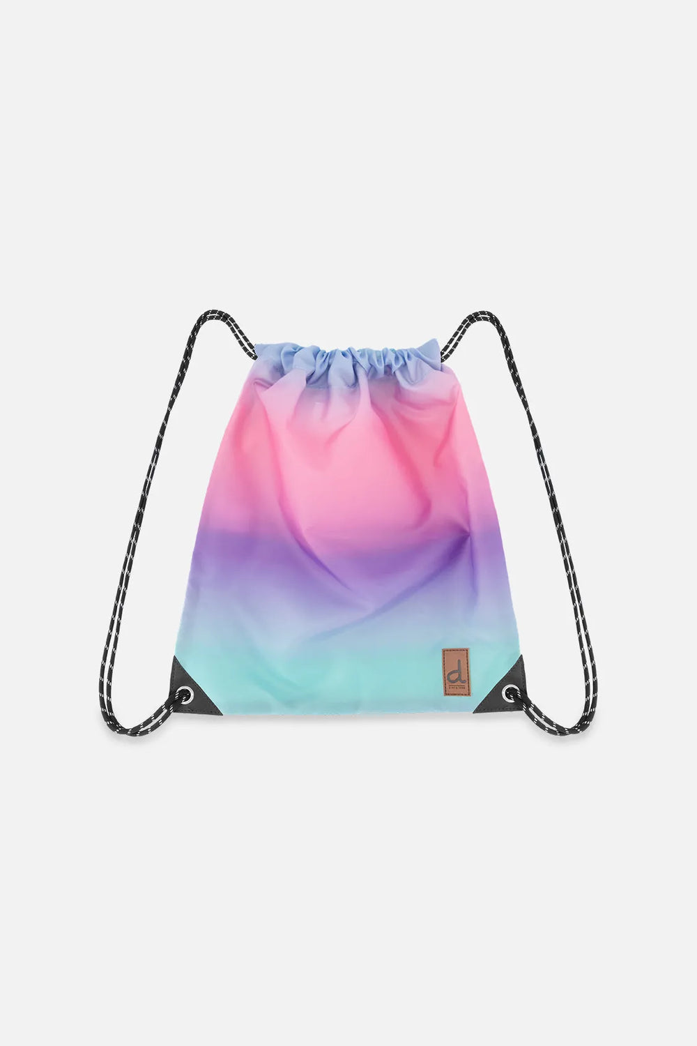 Sac à cordon - Dégradé bleu et mauve