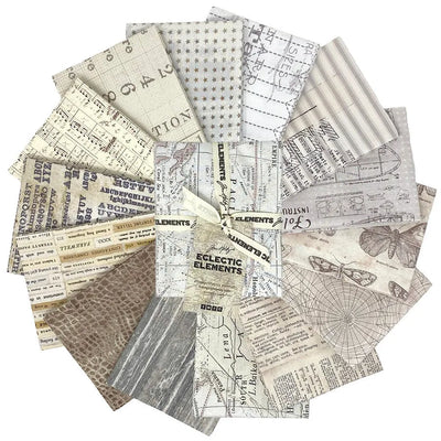 Tim Holtz - Eclectic Elements - Low Volume - FQ Bundle (14pc)