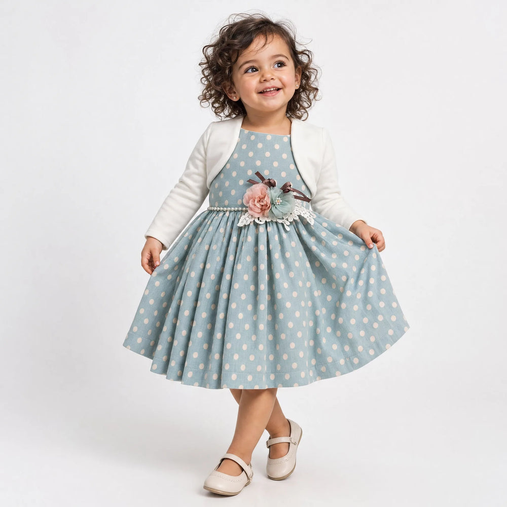 Ensemble Robe et Boléro Dotty Sunday
