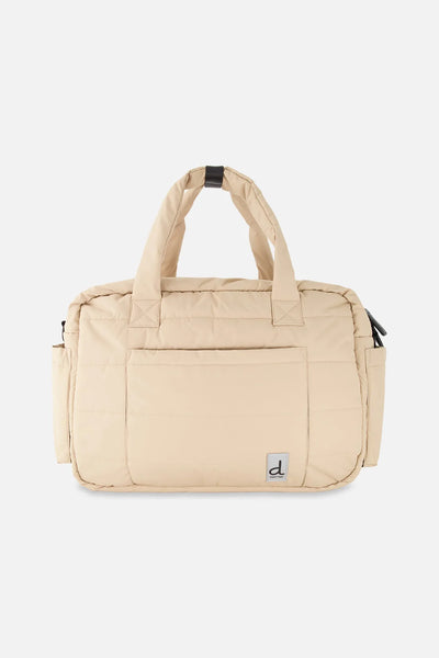 Sac à couches avec matelas à langer beige