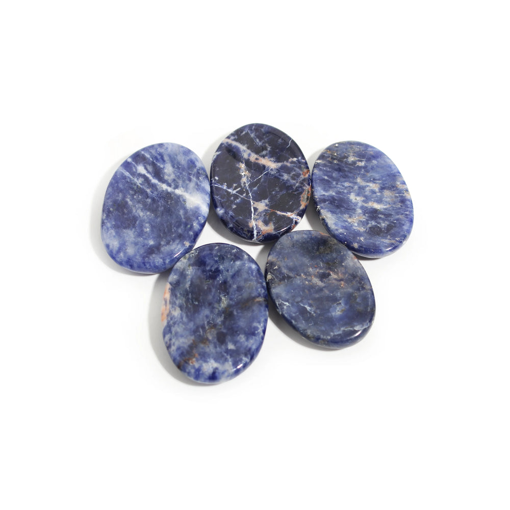 Sodalite E Pierre de Poche - Paquet de 5