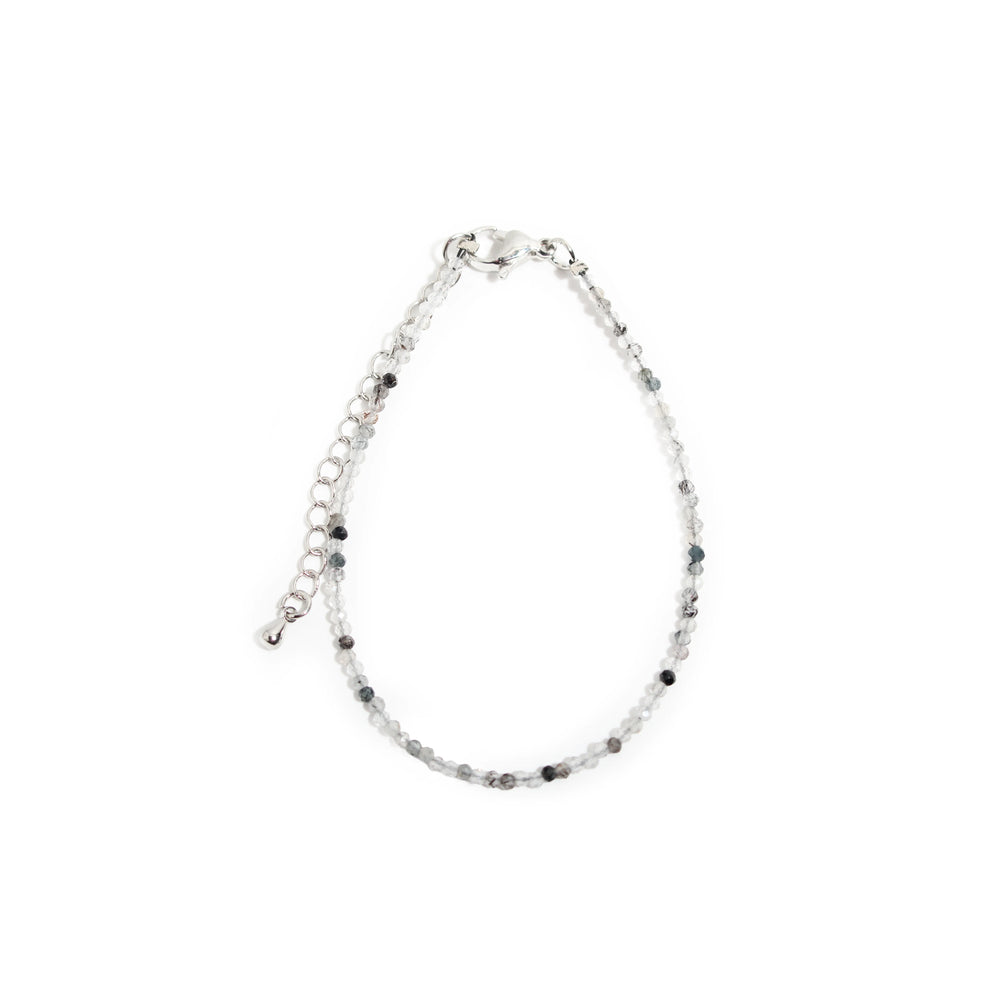 Bracelet en Quartz Tourmaliné - 2-3mm