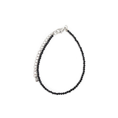 Black Tourmaline Bracelet - 2-3mm