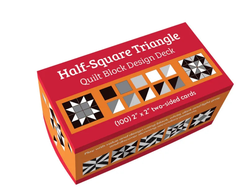 Jeu de Cartes pour Blocs de Quilts "Half-Square Triangle"