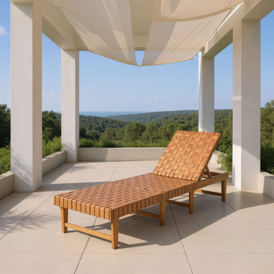 Brisa Chaise Longue d'Extérieur - Brun