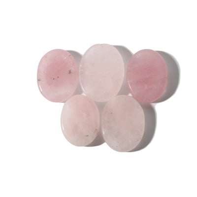 Pierre de méditation en Quartz Rose - Paquet de 5