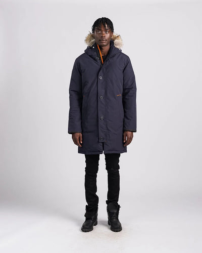 Parka Nevluk -40 pour hommes Outdoor Survival Canada, Bleu Cold Lake, 2XL - EN VITRINE