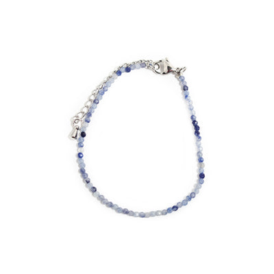 Bracelet en Aventurine Bleue - 2-3mm