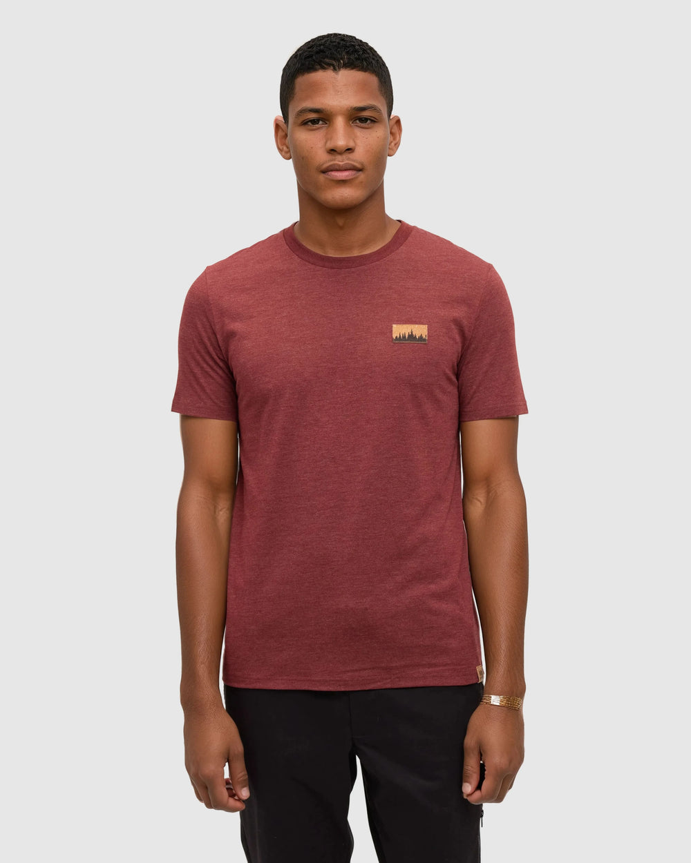 T-shirt Juniper avec écusson en liège