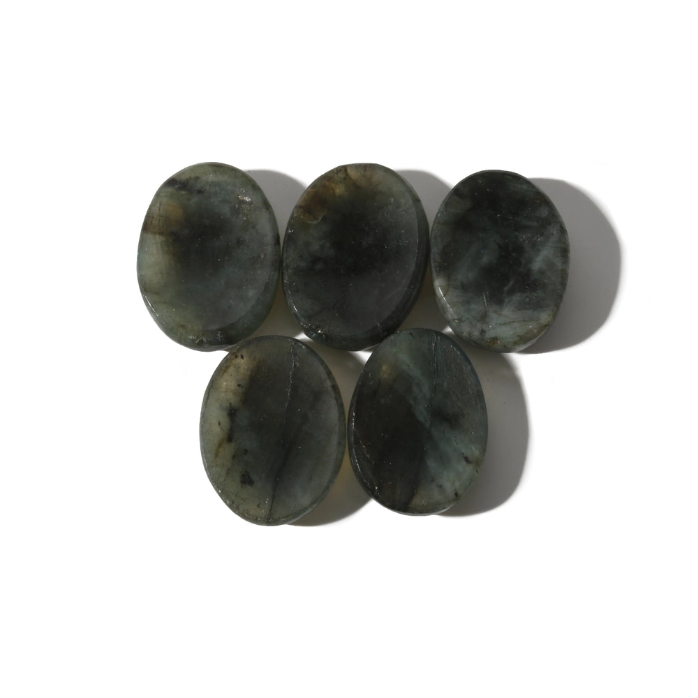 Lot de 5 pierres de souci en Labradorite