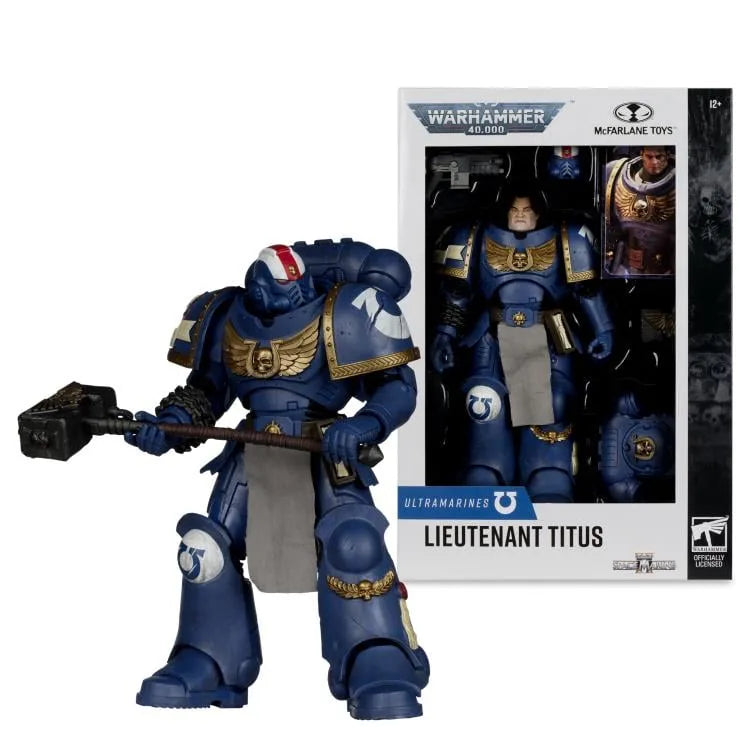 Warhammer 40,000 : Figurine d'action du Lieutenant Titus des Ultramarines Space Marine 2