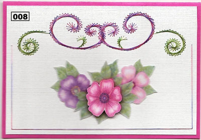 Patron de broderie numérique Laura's Design - Bordure tourbillon