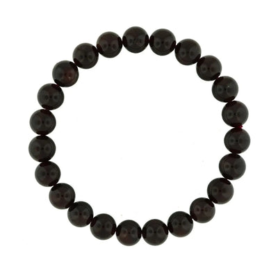 Garnet Bead Bracelet