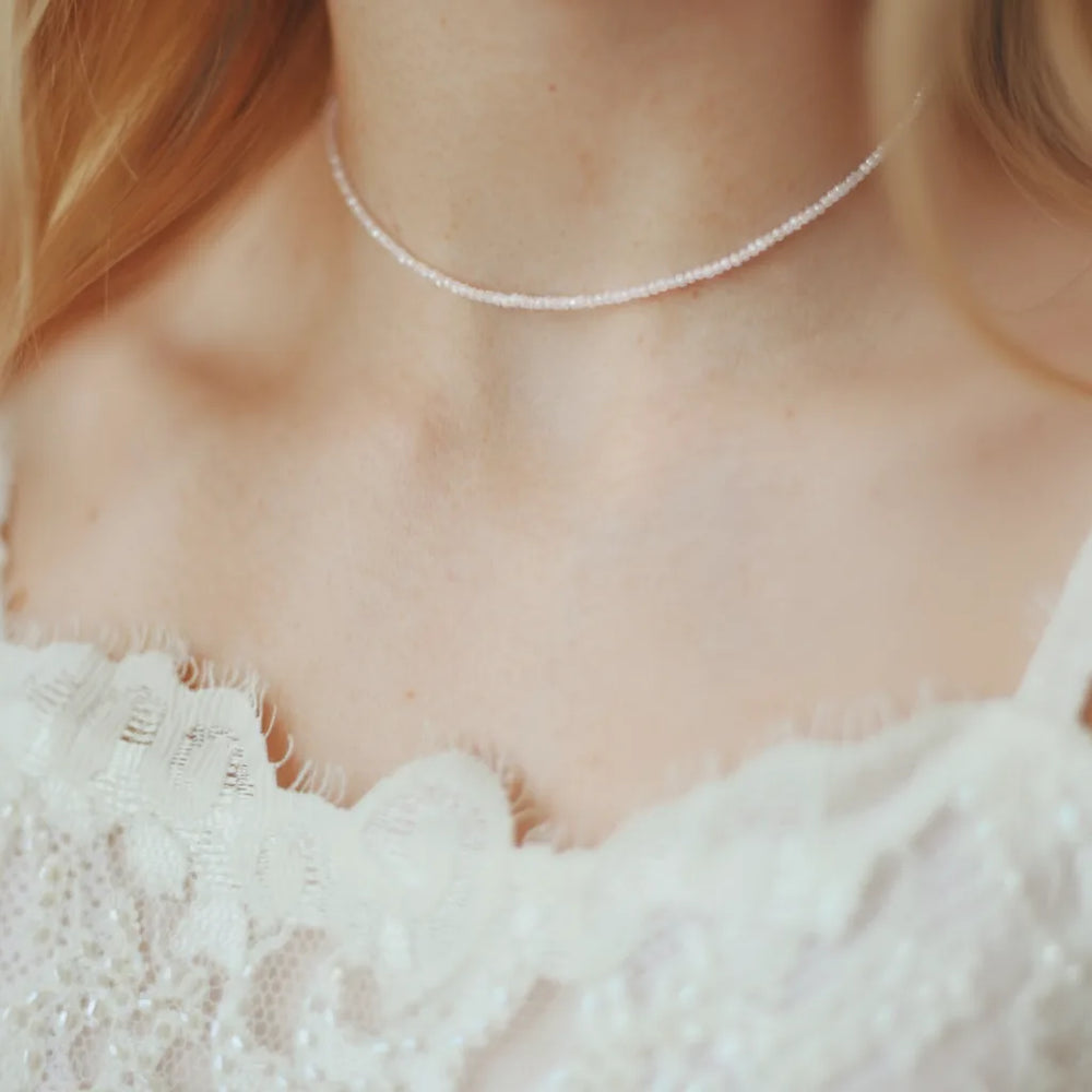 Collier de Kunzite - 2-3mm