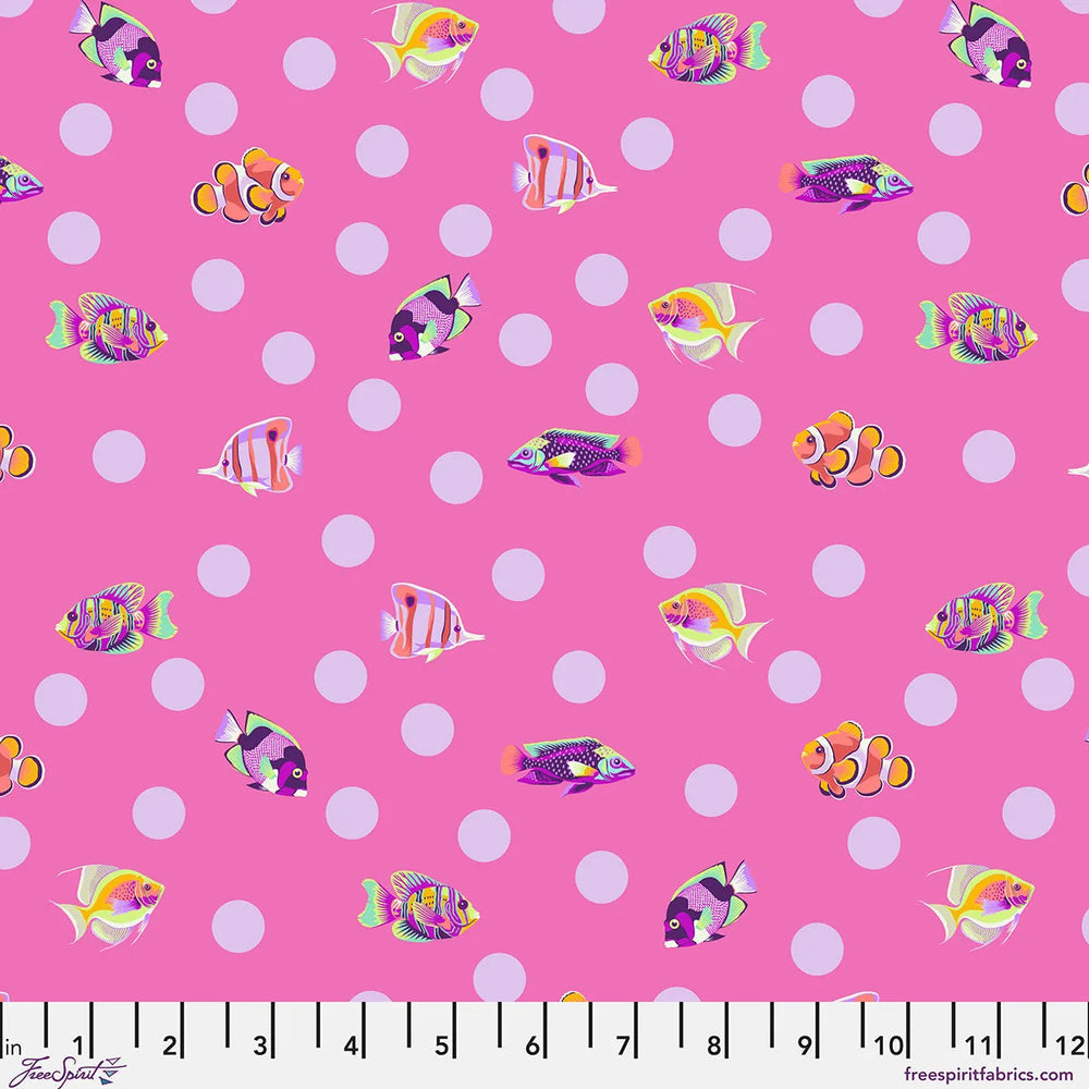 Tula Pink - Floral Reef - School Crossing - Delphine - PWTP268.DELPHINE