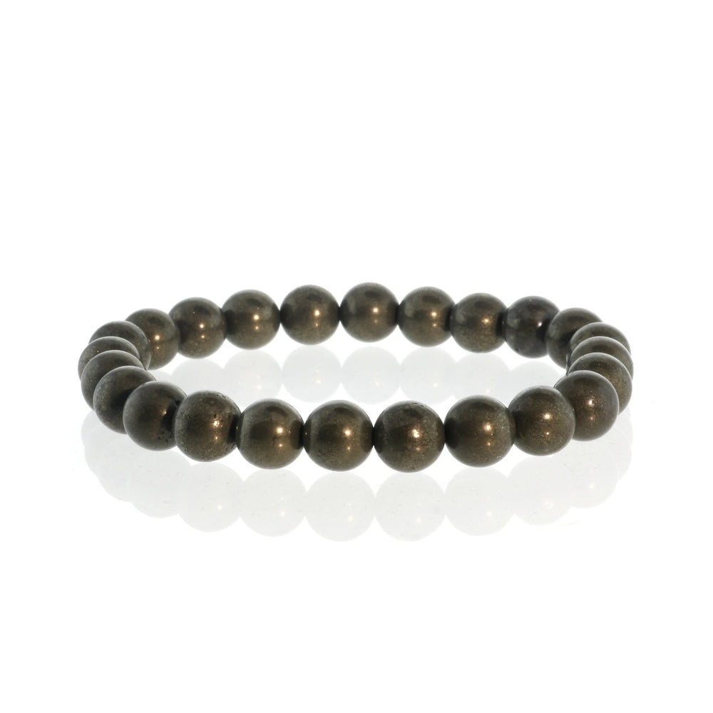 Bracelet Rond en Pyrite