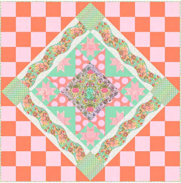 Tula Pink - Aster Persimmon Quilt (download)