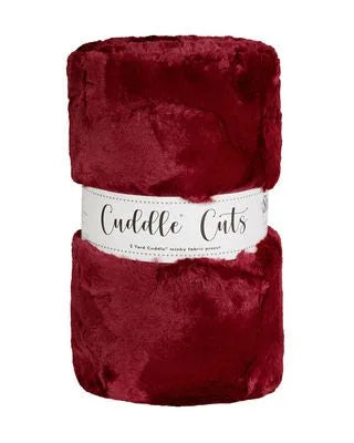 Luxe Cuddle Cut 2Yd- Hide Merlot