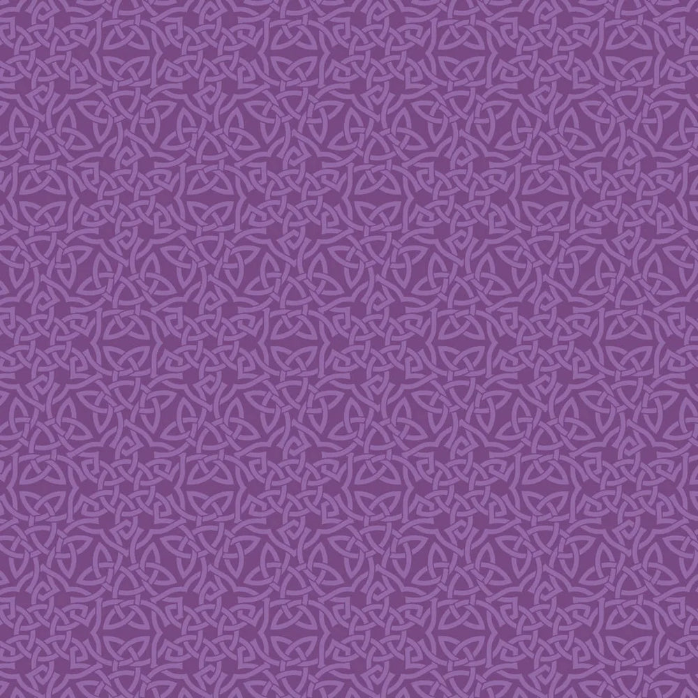 Celeste - Camelot Fabrics - Celtic Knots - Purple