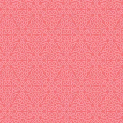 Celeste - Camelot Fabrics - Celtic Knots - Coral