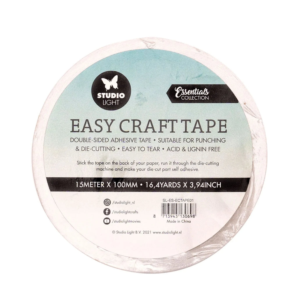 SL Easy Craft Tape Doublesided Adhesive 100mm Essential Tools 100x100x100mm 15 M nr.01