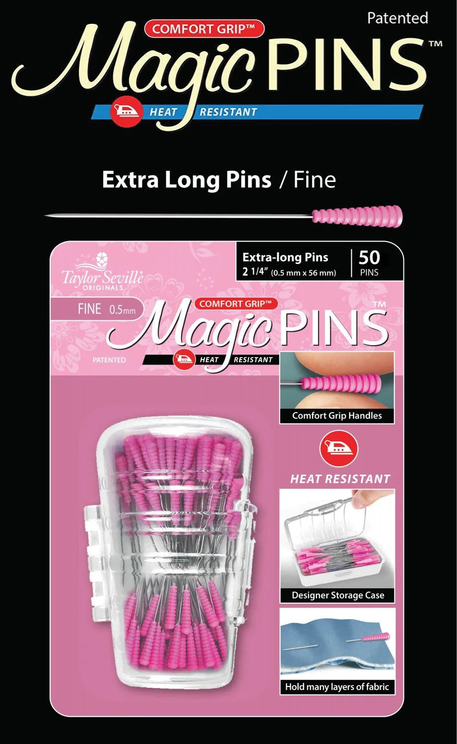 Magic Pins - Extra Long Fine